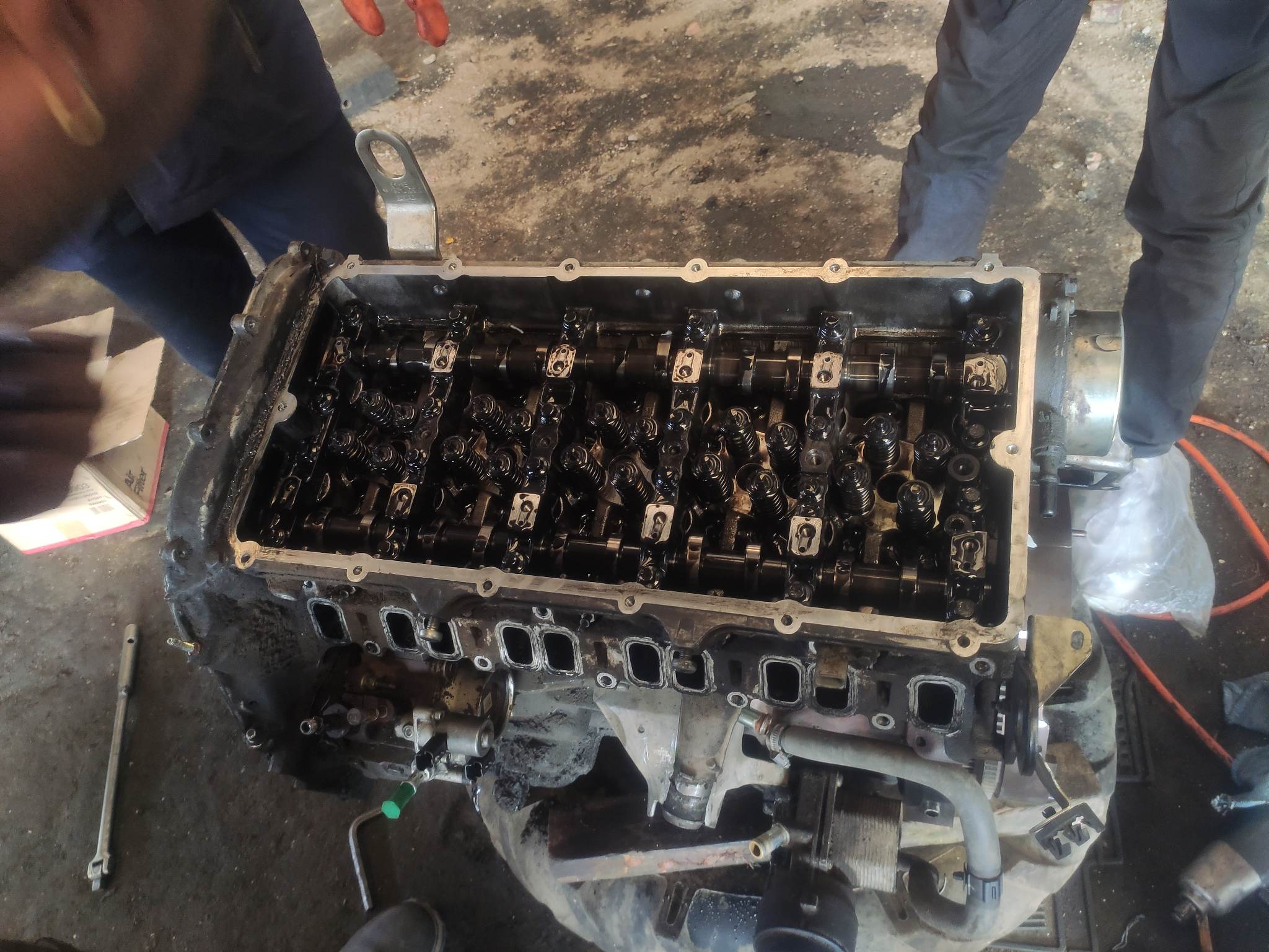 Engine of Ford ranger